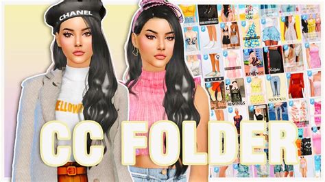 FEMALE CC FOLDER: The Sims 4 Hair, Clothes, Shoes Mods