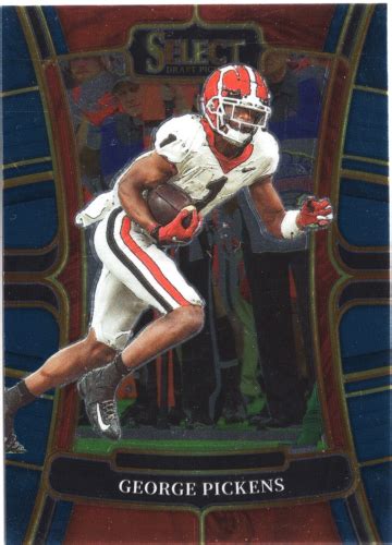 Panini Select Draft Picks Football George Pickens Georgia