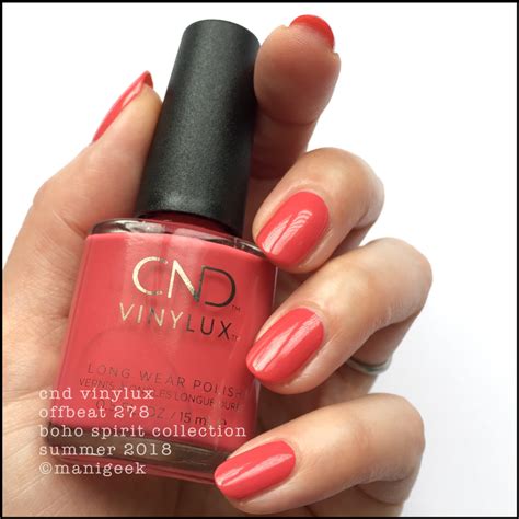 Cnd Vinylux Boho Spirit Collection Summer 2018 Beautygeeks