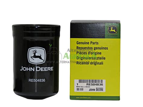 Filtro De Aceite Motor Original John Deere Mm Y Altura Mm Rosca