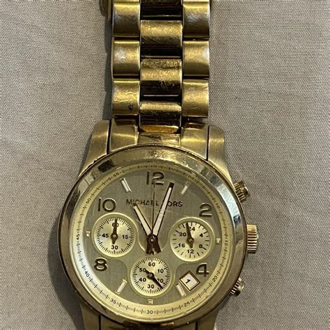 MICHAEL Michael Kors Women's Gold Watch | Depop