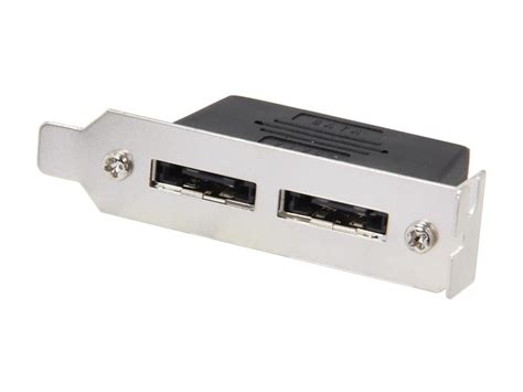 StarTech ESATAPLT2LPM 2 Port Low Profile SATA To ESATA Plate