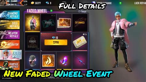 Free Fire New Event Faded Wheel Event Full Details New Faded