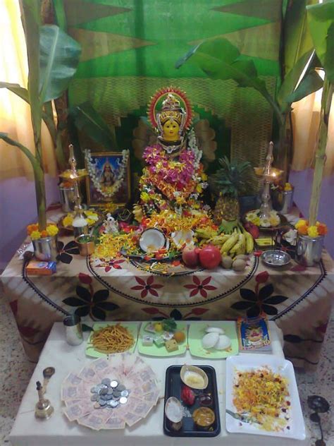 Pooja Room Decoration Ideas For Varalakshmi Pooja Room Varalakshmi Pooja Decoration