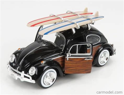 Motor Max 1968 Volkswagen VW Beetle With Surfboards 1 24