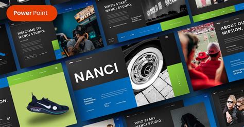 Nanci Dark Business PowerPoint Template, Presentation Templates - Envato Elements