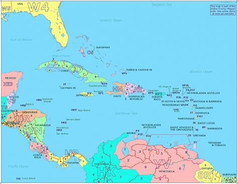 Comprehensive Map Of The Caribbean Sea And Islands Map Of Florida And