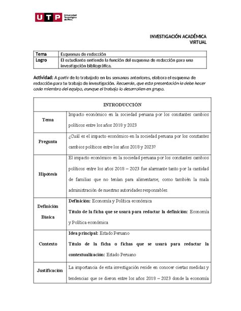 S Tarea Borra Qxgsgm Investigaci N Acad Mica Virtual Tema Esquemas