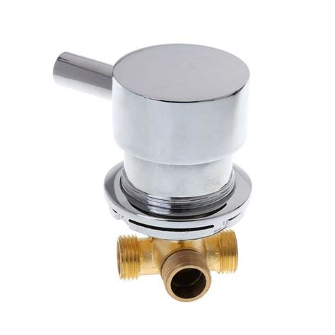 G Hot Cold Water Mixing Valve Thermostatic Mixer Two In One Out Faucet For Shower Room