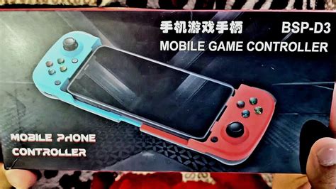 Unboxing Teste Mobile Controller Bsp D Gamepad Youtube