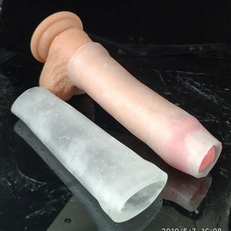 Silicone Sleeve For Male Penis Extender Stretcher Max Vacuum Enhancer