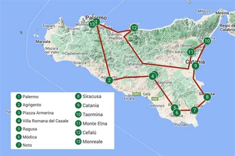 Viaje por Sicilia en coche ruta de 7 y 11 días