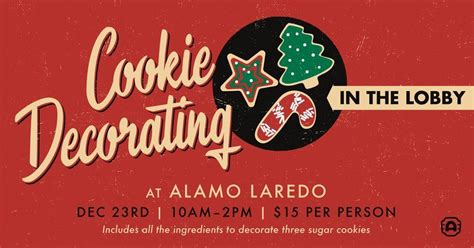 Cookie Decorating @ Alamo Drafthouse, Alamo Drafthouse Laredo, December 23 2023 | AllEvents.in