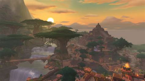 Dazar Alor Music Panorama World Of Warcraft Battle For Azeroth Places Youtube