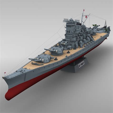 3d model ijn yamato