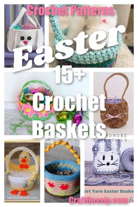 15 Easter Baskets You Can Crochet – Crochet