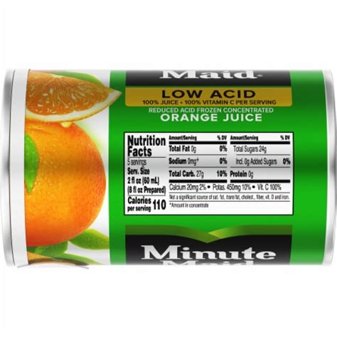 Minute Maid Low Acid Frozen Concentrated Orange Juice, 10 fl oz - Ralphs