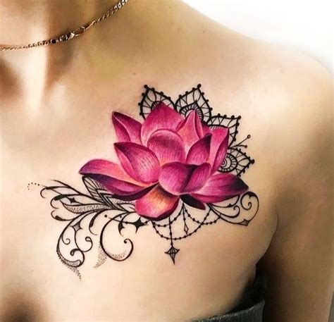 50 top idées de tatouages fleur de lotus