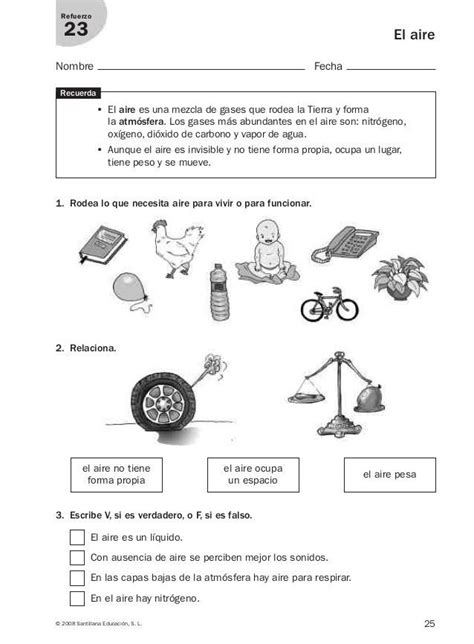 Refuerzo Y Ampliación Conocimiento Del Medio 4º Ciencia natural