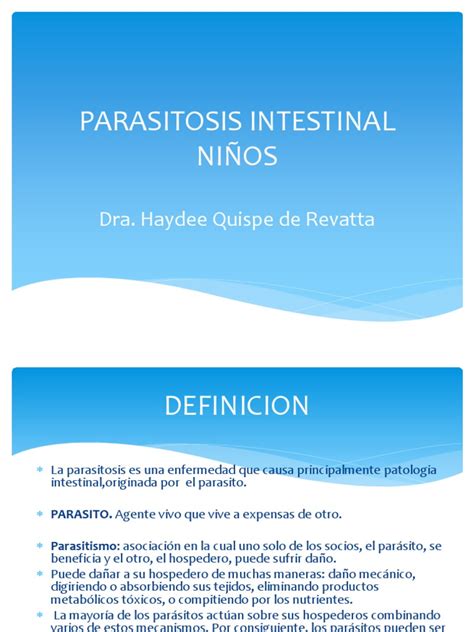 Parasitosis Intestinal Niños Pdf Pdf Enfermedades Y Trastornos Medicina Clinica