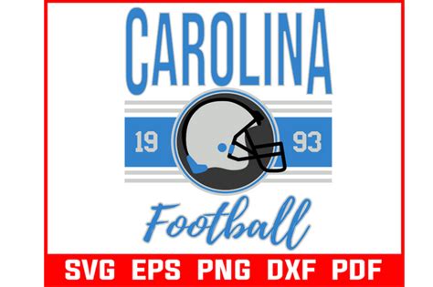 Carolina Football Retro Svg Graphic By Craft Carnesia Creative Fabrica