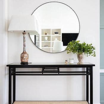 How To Decorate A Black Console Table Leadersrooms