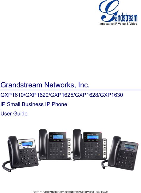 Grandstream Networks GXP1630 IP Phone User Manual x0001