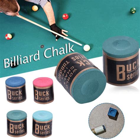 Professional Snooker Cue Chalk Durable Cylindrical Billiard Chalk