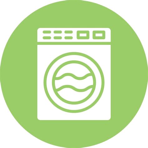 Premium Vector Washing Machine Icon Style