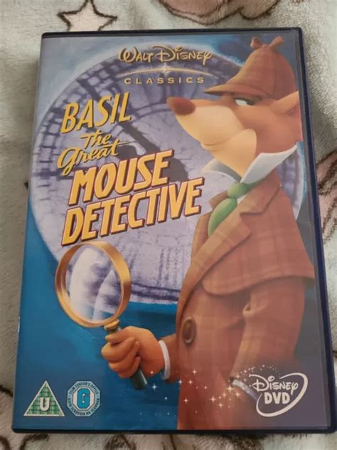 Disney Basil The Great Mouse Detective Dvd John Musker Cert U