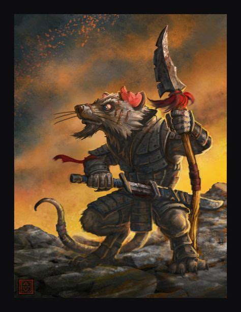 Rat Soldier By Dron111 On Deviantart Monsters Fantasy Creatures