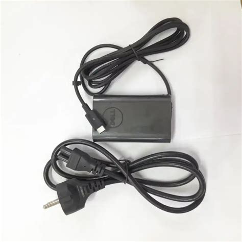 Adaptor Charger Laptop Dell Type C Original Xps 9370 65w 45w Komputer