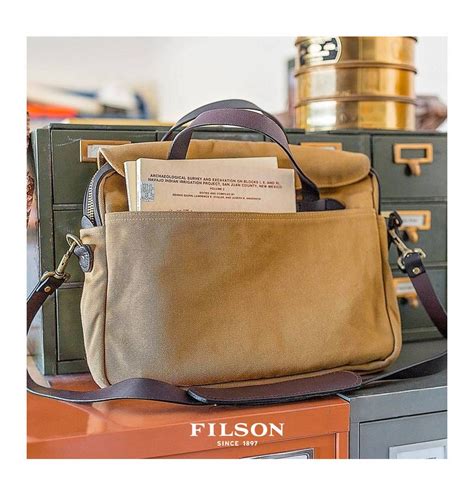 Filson Original Briefcase Tan Perfect Bag With Style And Character