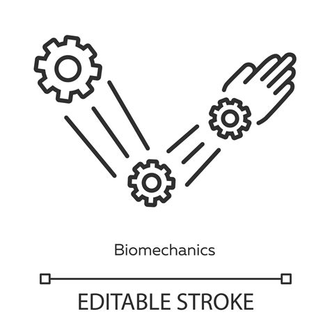 Biomechanics Linear Icon Studying And Copying Body Movements Robot