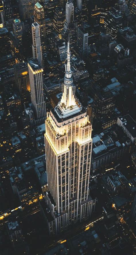 Download Empire State Building Top View Wallpaper | Wallpapers.com