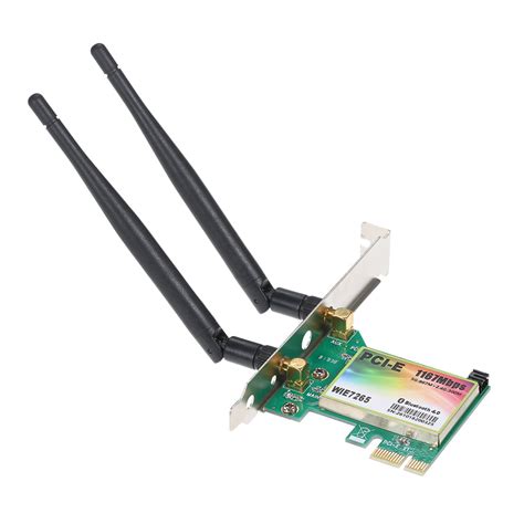 WiFi Card AC 1200Mbps BT4.0 Wireless PCIe Network Adapter Card / Dual ...