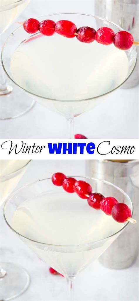 Winter White Cosmo A Fun Seasonal Twist On The Classic Cosmopolitan