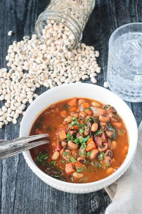 Black Eyed Pea Soup Vegan Gluten Free ~ Veggie Inspired