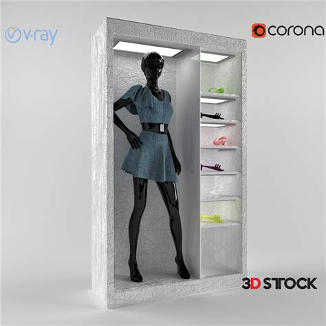 Showcase Mannequin - 3D Stock : 3D Models for Professionals