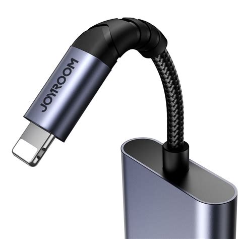 Joyroom In Audio Adapter Lightning To Double Lightning Black