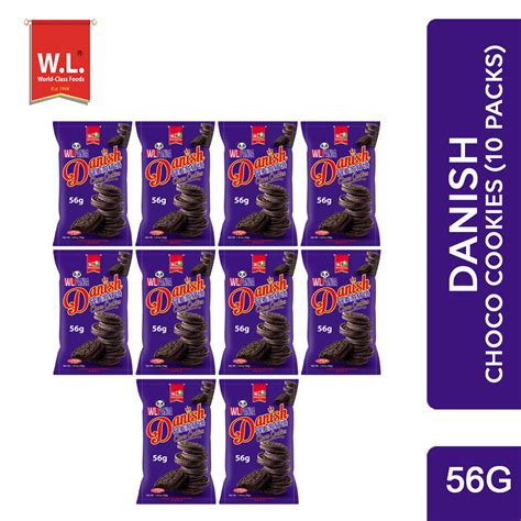 Wl Foods Danish Choco Cookies 56g Packed By 10s Lazada Ph