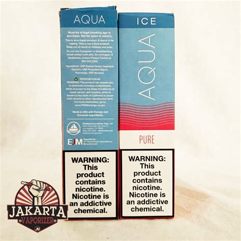 Jual Aqua Pure Ice Ml Mg Mg By Ejm Ejuice Murah Shopee Indonesia