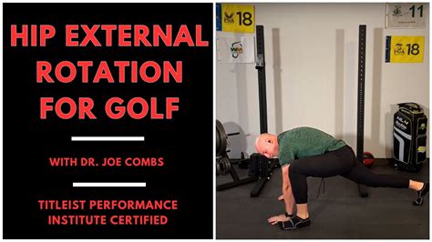 golf exercises  hip external rotation flexibility youtube