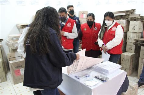 Odpe San Rom N Y Jne Verifican Material Electoral Para Elecciones