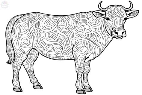 Desenho Vaca Para Colorir