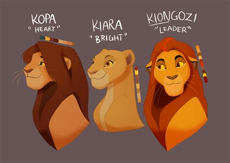 The Children of Simba and Nala by JaeTaz on DeviantArt