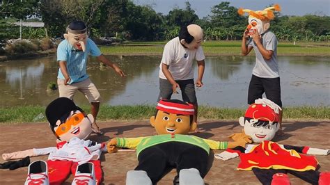 Badut Boboiboy Lucu Main Gendongan Sambil Lomba Pakai Kostum Seru