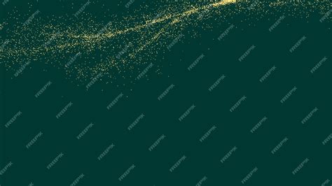 Premium Photo | Gold glitter on green background