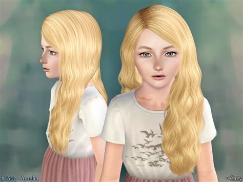 The Sims Resource Amelia Hairstyle Child