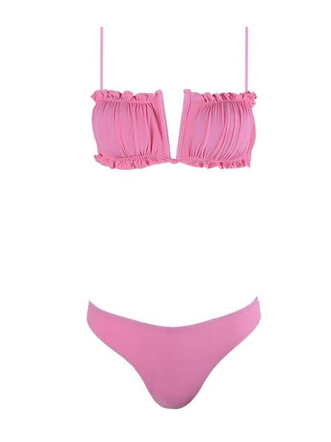 Famous Shoes Set Bikini Ψηλόμεσο Ροζ CP20213 PINK Skroutz gr